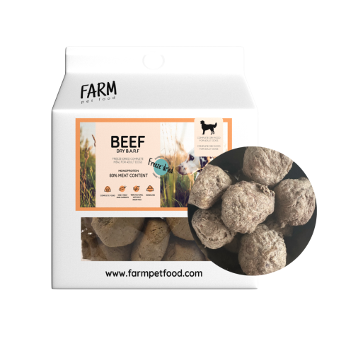 FARM  B.A.R.F. BOEUF LYOPHILISÉ, 150G