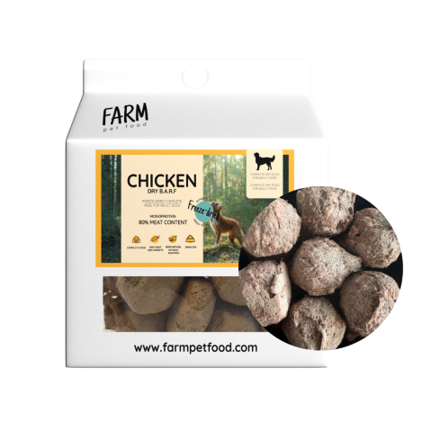 FARM B.A.R.F. POULET LYOPHILISÉ, 150G